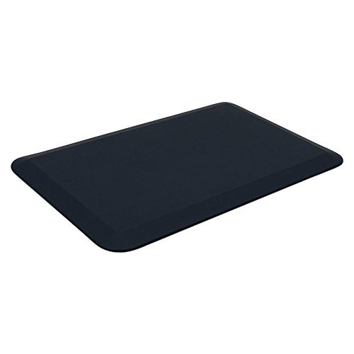 GelPro NewLife by GelPro Anti-Fatigue Designer Comfort Kitchen Floor Mat, 20x32”, Leather Grain Navy Stain Resistant Surface with 3/4” Thick Ergo-Foam Core for Health and Wellness - Image 4