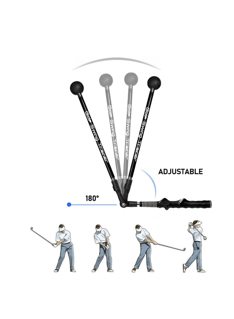 SYOSI Golf Swing Trainer Adjustable Portable Golf Training Tool Postural Correction Aid Improve Hinge Forearm Rotation Shoulder Beginners Improve Golf Swing Exerciser Training Aid - Image 5