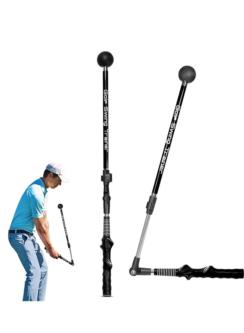 SYOSI Golf Swing Trainer Adjustable Portable Golf Training Tool Postural Correction Aid Improve Hinge Forearm Rotation Shoulder Beginners Improve Golf Swing Exerciser Training Aid - Image 1
