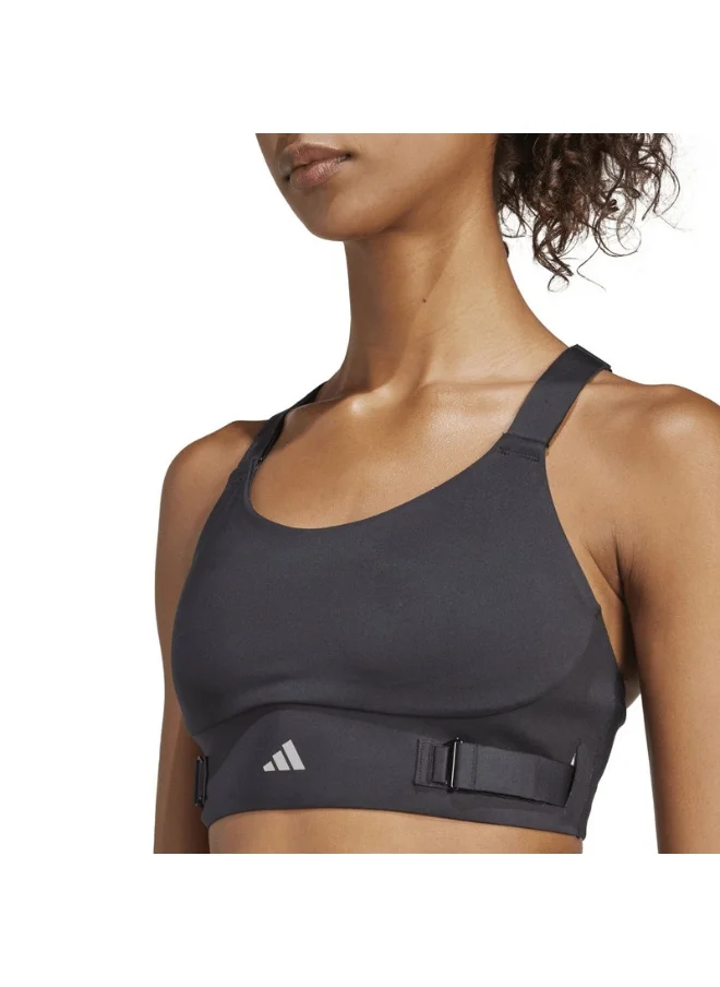 Adidas adidas FASTIM L HS BRA Black Training BRA for Women - 2XSB