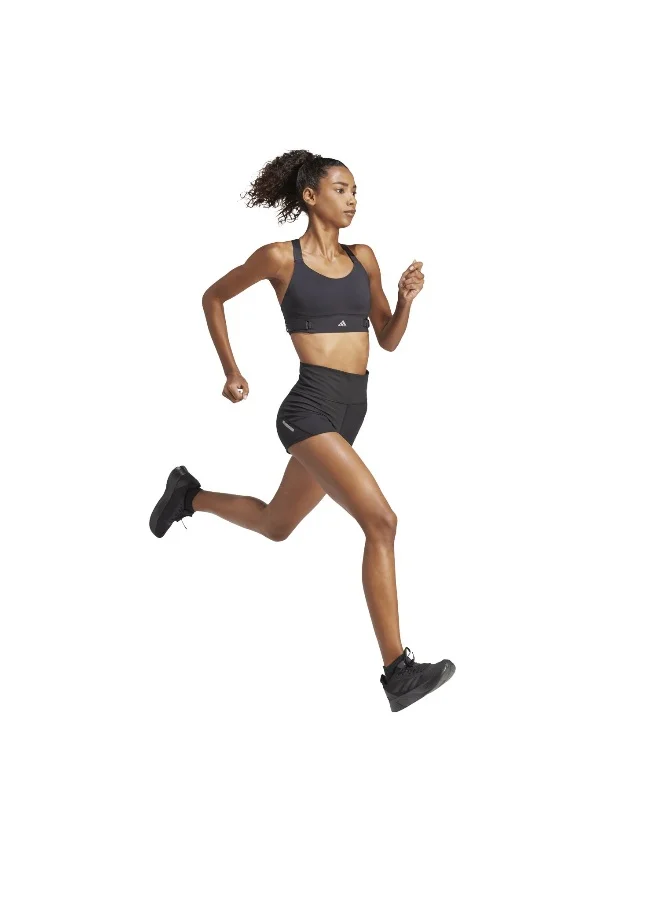 Adidas Fastim L Hs Bra Black Training Bra For Women XS A-B