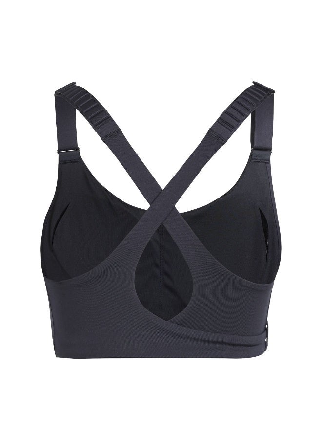 Adidas Fastim L Hs Bra Black Training Bra For Women XS A-B - Image 2