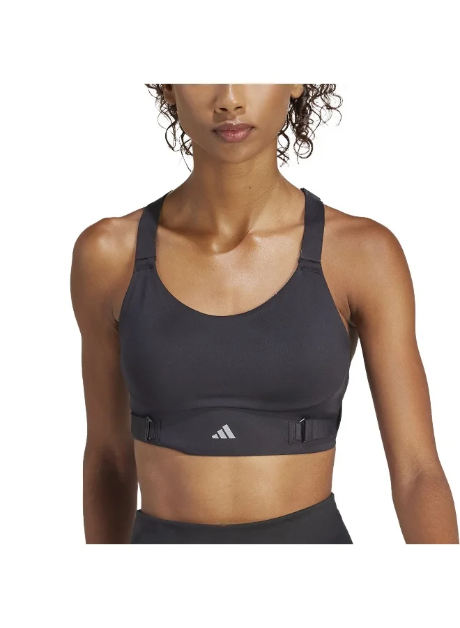 Adidas Fastim L Hs Bra Black Training Bra For Women XS A-B
