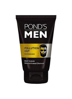 Pond's Men Pollution Out Activated Charcoal Deep Clean Facewash 50 G  - Image 1
