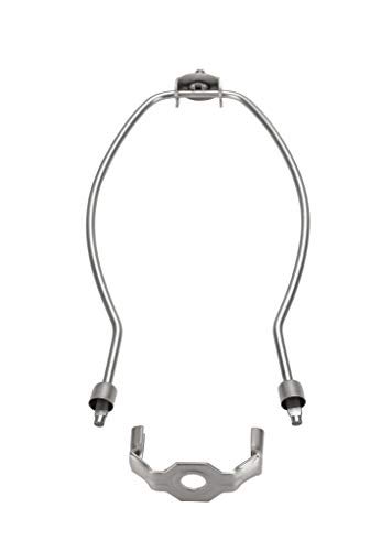 Aspen Creative 20006-2 Saddle, 10" Lamp Harp, Satin Nickel - Image 3