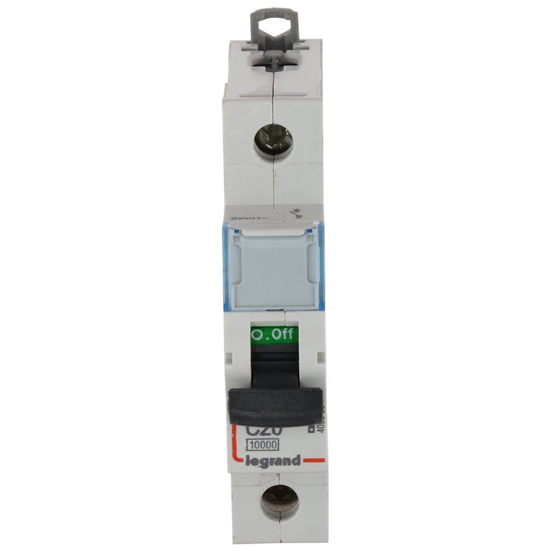 Legrand Polycarbonate DX 3 20-Ampere 1-Pole C Curve MCB 408593, White - Image 4