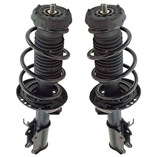 TRQ Front Strut & Coil Spring Assembly Set Driver & Passenger Sides Compatible with 12-17 Buick Verano 12-15 Chevrolet Cruze 16 Cruze Limited - Image 1