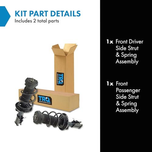 TRQ Front Strut & Coil Spring Assembly Set Driver & Passenger Sides Compatible with 12-17 Buick Verano 12-15 Chevrolet Cruze 16 Cruze Limited - Image 2