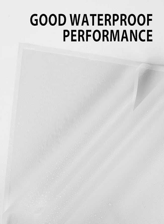 KTrading Waterproof Transparent Wrapping Paper 10 Sheets | Translucent Floral Bouquet Gift Wrapping Sheets for DIY Crafts, Party, Wedding & Event Decoration | 22.8 x 22.8 Inches (White) - Image 3