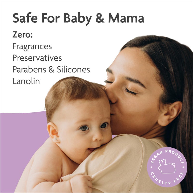 TriLASTIN Vitamin-Infused Nipple and Lip Balm | Breastfeeding Essentials | Lanolin-Free Nipple Cream | Nipple Butter | Postpartum Must-Haves - Image 3