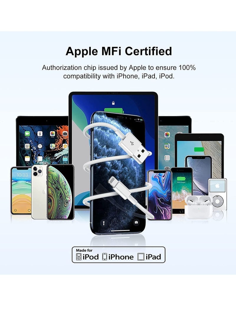 Generic - 3 Pack[ Apple MFi Certified ] iPhone Charger 3ft, Lightning to USB Cable 3 Feet, Fast Apple Charging Cable Cord 3 Foot for iPhone 14 Pro Max/13 Pro Max - Image 1