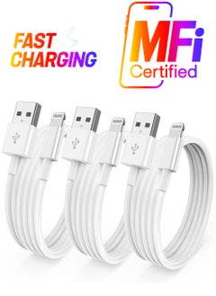 3 Pack[ Apple MFi Certified ] iPhone Charger 3ft, Lightning to USB Cable 3 Feet, Fast Apple Charging Cable Cord 3 Foot for iPhone 14 Pro Max/13 Pro Max