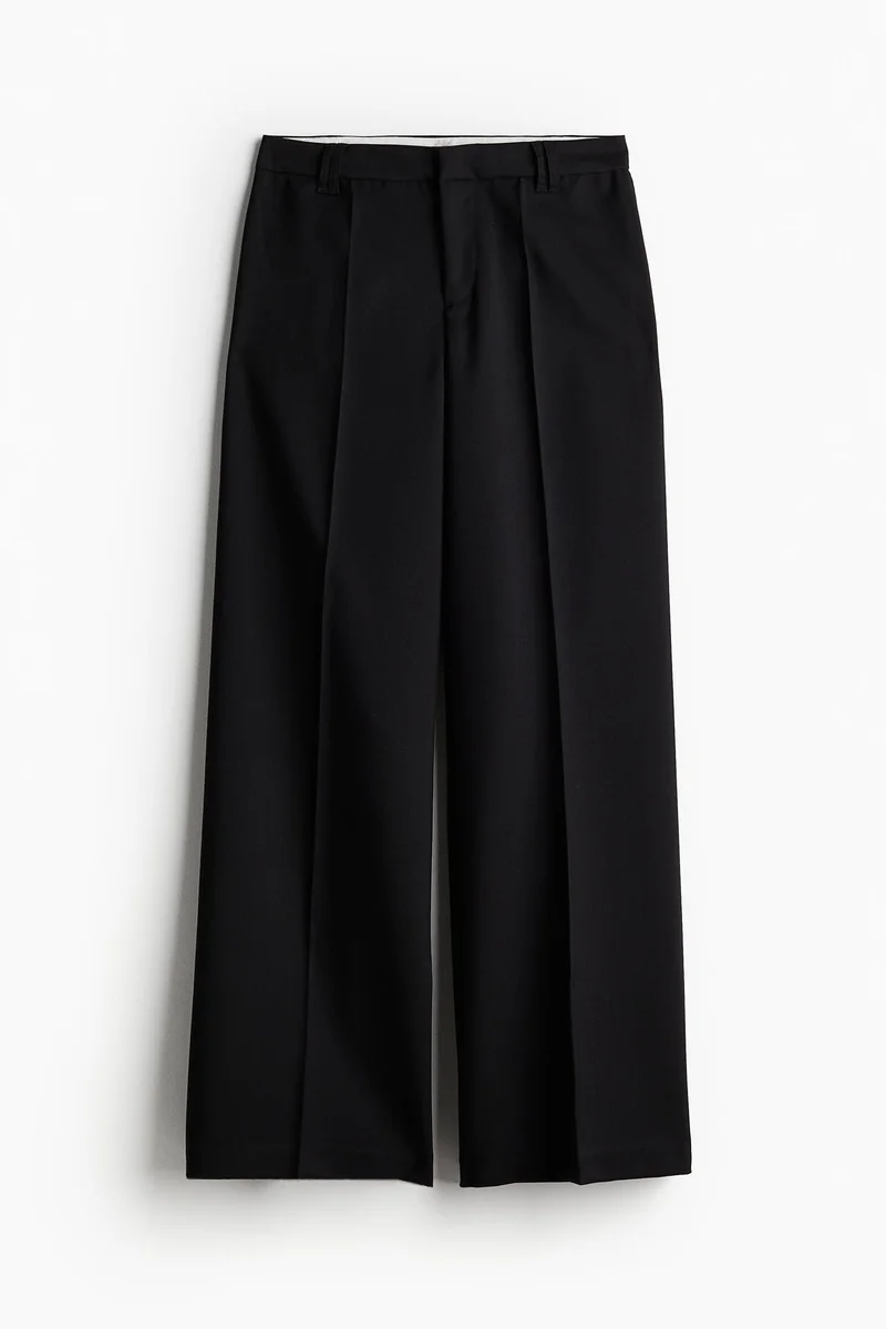 H&M Wide Tailored Trousers