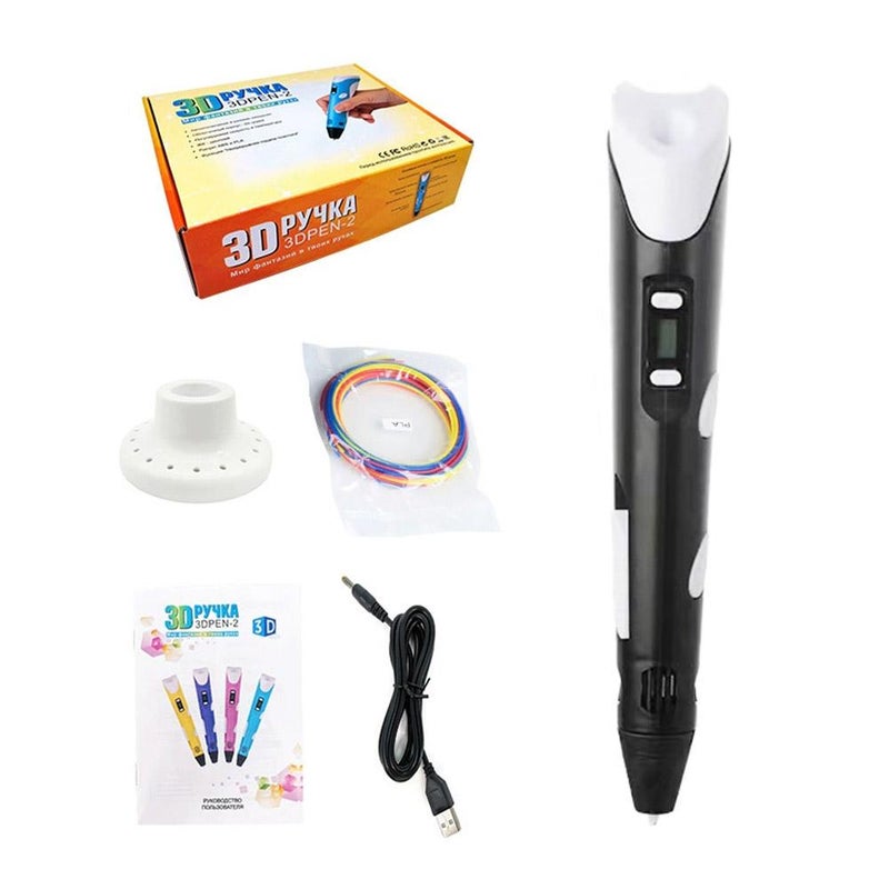 Russian version 3D printing pen, 3D painting and drawing pen, DIY craft, educational toy for children and students. - Image 1