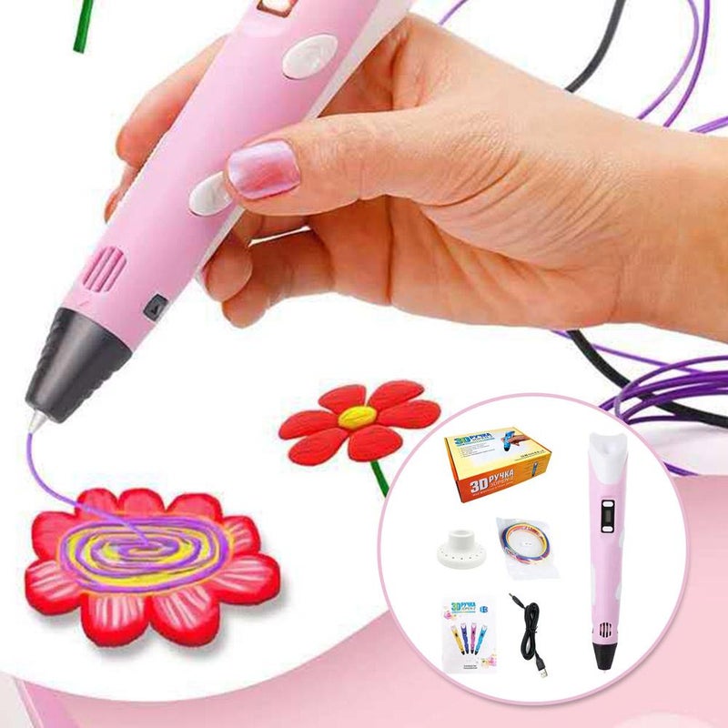 Russian version 3D printing pen, 3D painting and drawing pen, DIY craft, educational toy for children and students. - Image 4