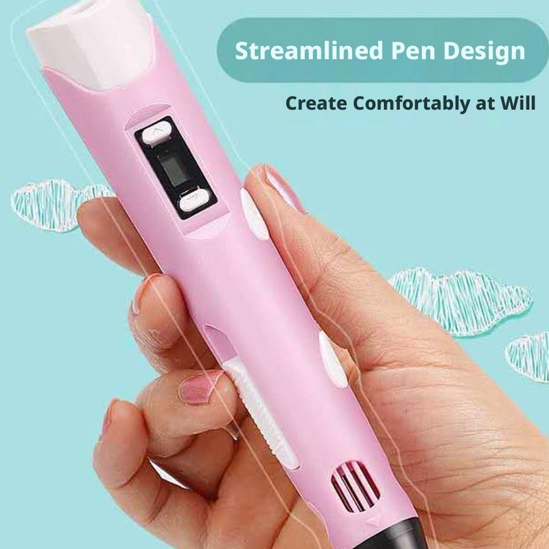 Russian version 3D printing pen, 3D painting and drawing pen, DIY craft, educational toy for children and students. - Image 5