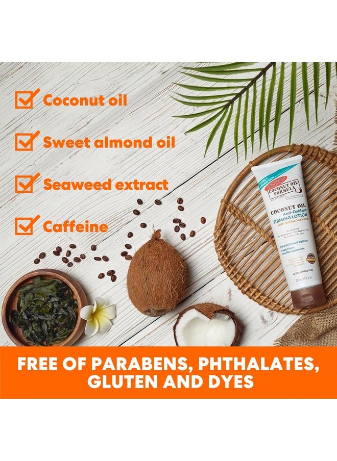 PALMER'S - Coconut Oil Firming Lotion, Anti-Oxidant, Free Of Dyes, Parabens, Phthalates, Mineral Oil & Gluten - 250Ml - Image 1