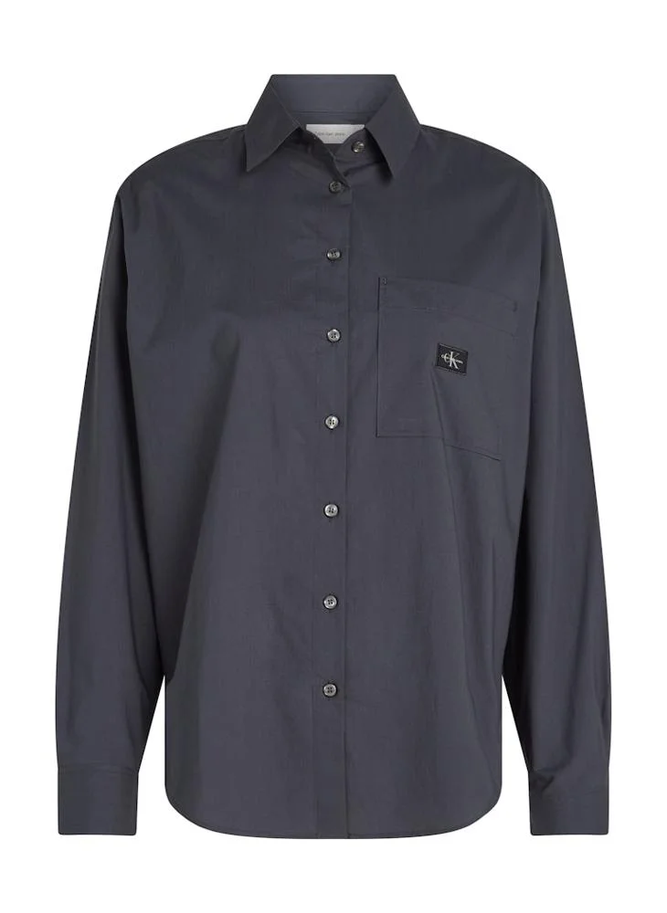 كالفن كلاين جينز Logo Print Button Down Shirt
