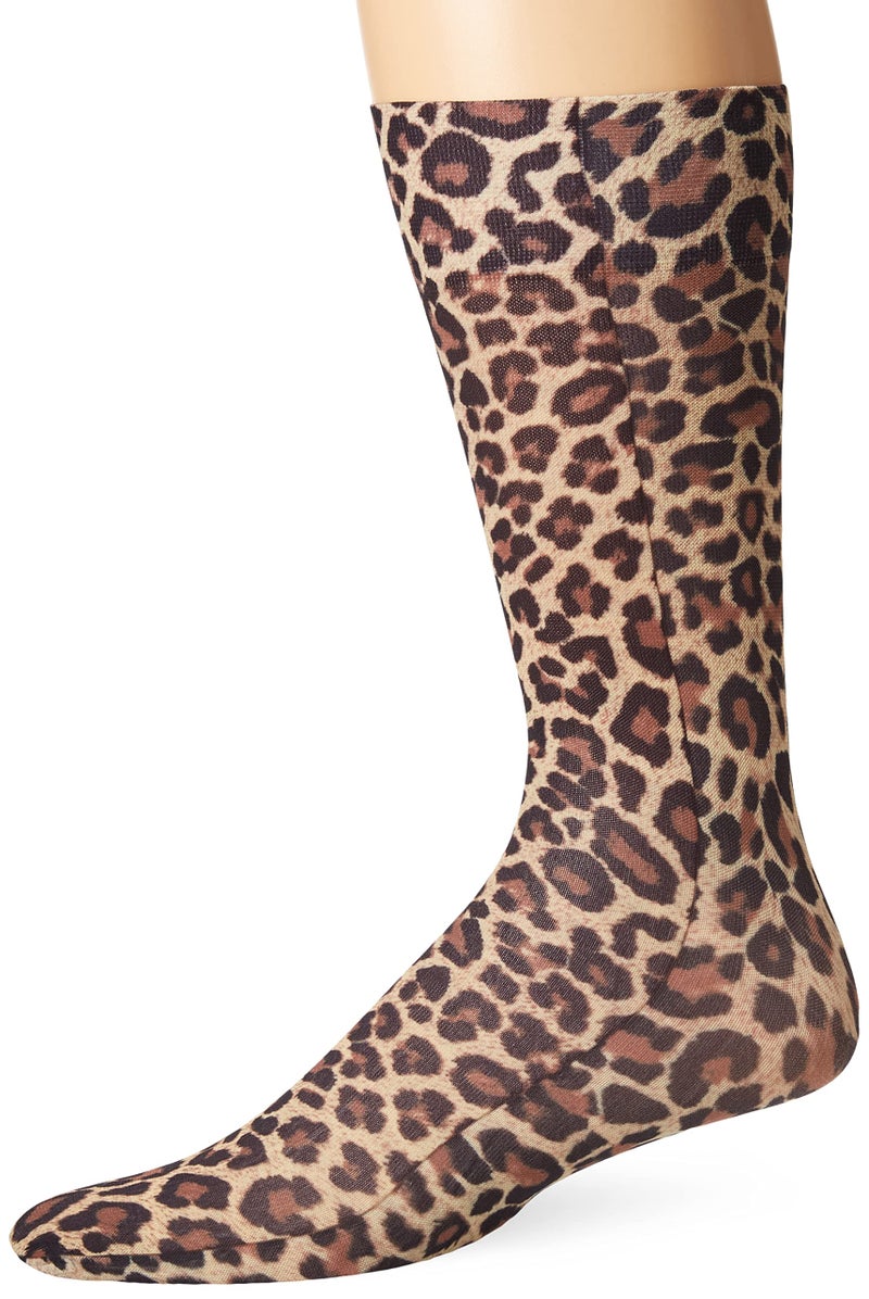 Celeste Stein Therapeutic Compression Socks, Hairy Leopard, 15-20 mmhg, 1 Pair - Image 1
