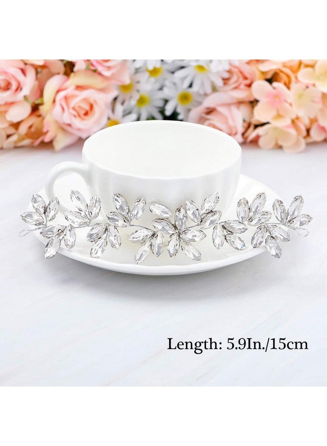 JAKAWIN Bride Wedding Hair Vine Accessory Silver Rhinestone Hair Piece Bridal Headpiece For Women And Girls Hv035  - Image 4