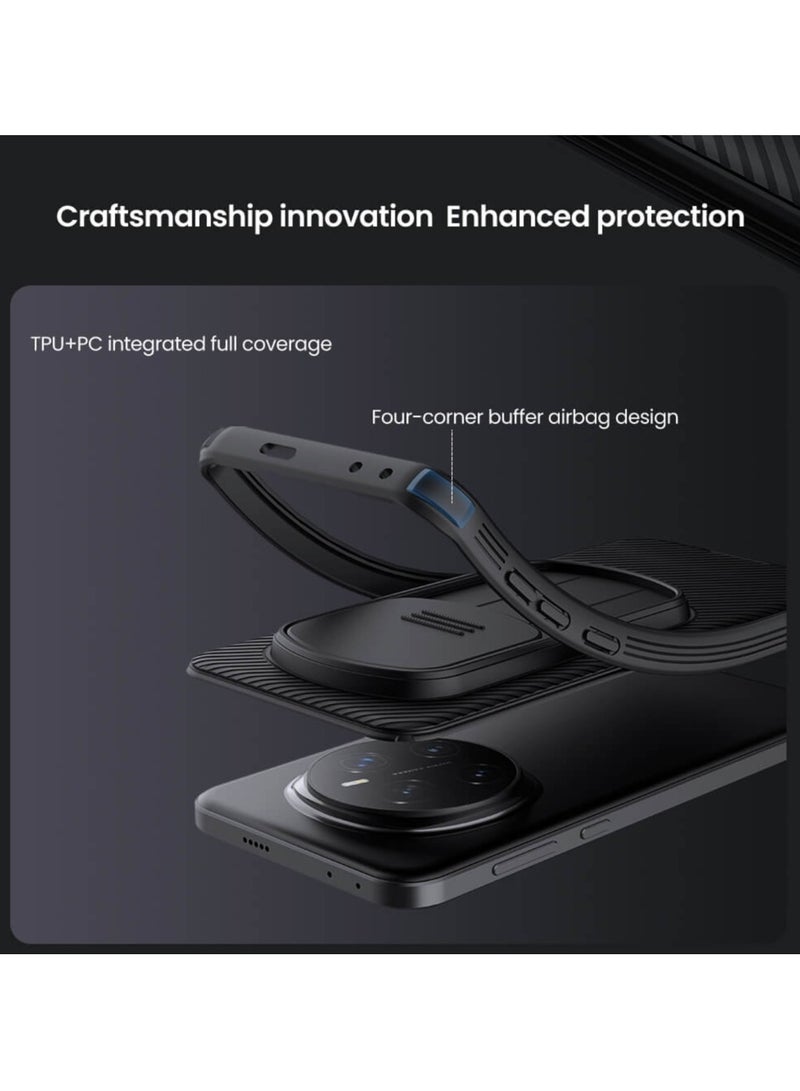 Nillkin Honor Magic7 Pro Case Camshield Cover with Slide Camera Lens Protection PC Back & TPU Frame Bumper Protection Anti Fingerprint Soft Delicate Touch Designed for Honor Magic 7 Pro  - Image 5