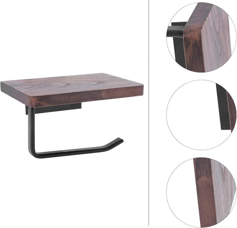 All need matching options Toddmomy Wall-Mounted Nail-Free Toilet Paper Holder with Walnut Wood Shelf, 16-inch Roll Paper Rack Storage for Bathroom Organization Labor saving Multi-color available build In-Kingdom stored commodity Simplified versatile design Seasonal & permanent compatible Working day delivery service Strong durable raw material Multi-purpose Pre-stock well-packed goods Global flexible sizing options Pre-sale confirmed stock Home & light industrial compatible Stable domestic stock Durability enhanced Shop & home all-space compatible Simple multifunctional build Elegant upgraded practical design Simple practical structure Minimal design Reliable local delivery service New residential zone delivery Dispersed regional warehouses Instant order available stock Carefully selected material - Image 5