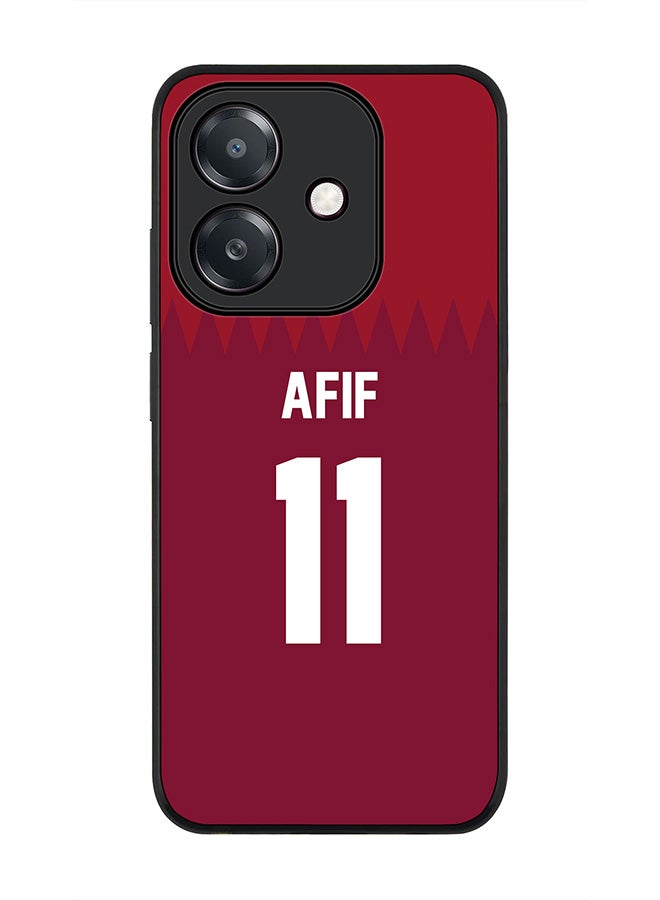 Stylizedd For Oppo A5i Case,Slim fit Camera Protection, Shockproof Thin Phone cover  - Football - Qatar,  Afif