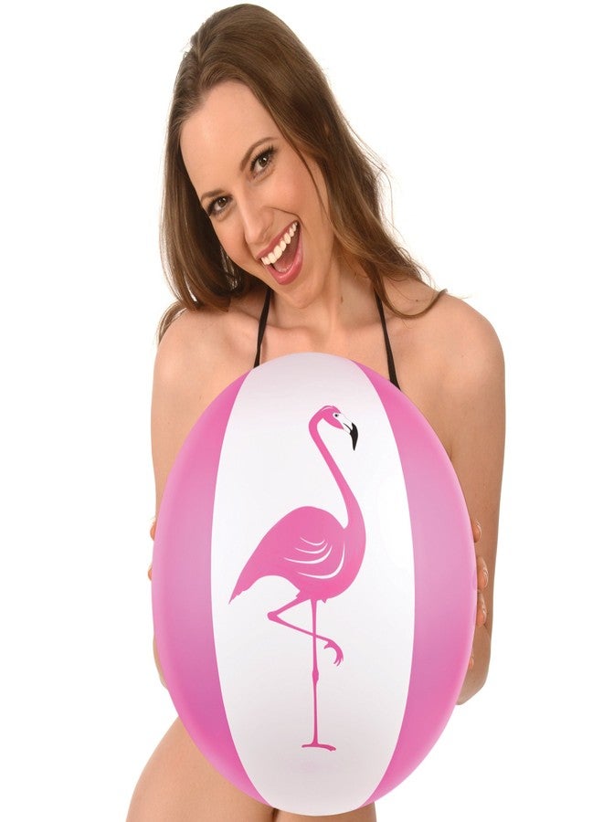 Coconut Float Coconut Outdoor Jumbo Pink Flamingo Beach Ball - Large 27 Inch Inflatable Beach Ball - Great for Summer Parties & Swim Events - Image 2