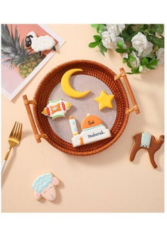 Hilalful Stainless Steel Cookie Cutter Set for Kids - 6 Pieces | Eid Themed | Sheep, Crescent, Camel, Mosque, Lantern Shaped Cutter | Islamic Gift Item | Baking Tool Set for Eid, Ramadan  - Image 1