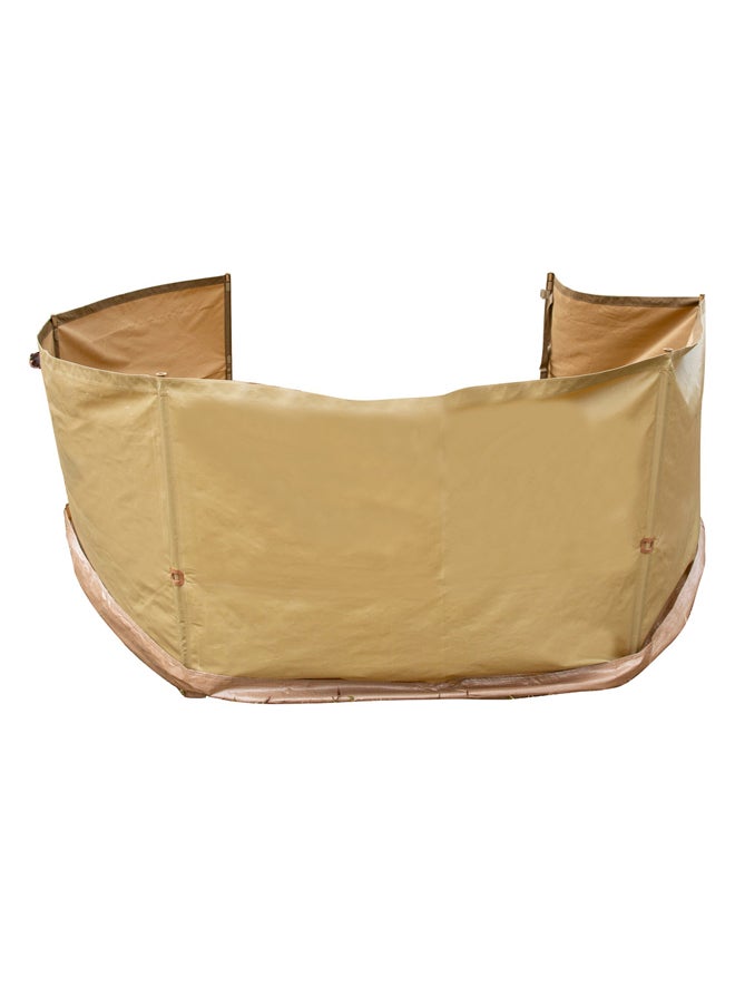 AL SANIDI Foldable windbreak for trips, Camping Curtain, Kaki, Size 800*125Cm  - Image 3