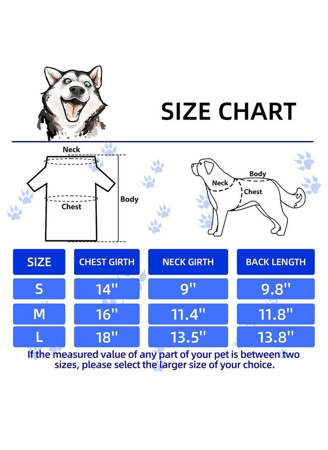 Saintrygo 8 Pieces Dog Shirts Printed Clothes With Funny Letters Summer Cool Puppy Shirts Breathable Outfit Soft Dog Sweatshirt For Pet Cats (Classic Pattern,Medium)  - Image 2