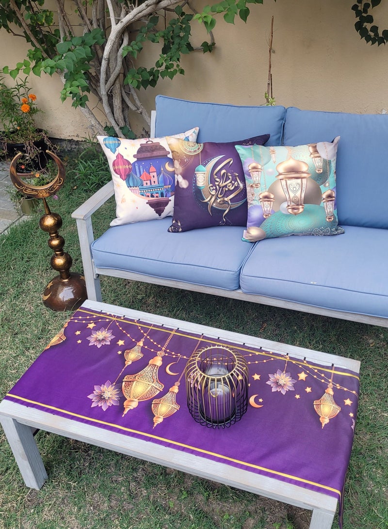 Alwan Set of 3 Ramadan Kareem Cushion Covers - Image 2