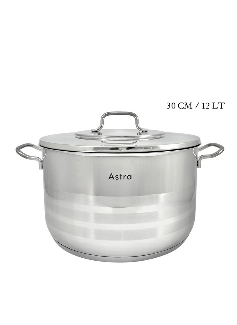 ASTRA Premium Stainless Steel Casserole 30x17.5 cm 12L – Perfect for Large Gatherings, Roasts, Casseroles, and More - pzsku/ZA4265C7E72822A4E970DZ/45/1741175257/0b673245-f9e8-4004-964e-12b0e3b75fcc