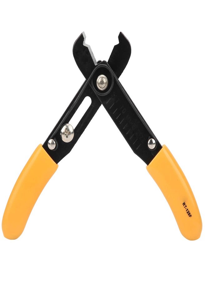 Hyuduo Wire Stripper, Wire Cutter Adjustable Simple Cutter Stripping Pliers Hand Tools 0.54.0mm Yellow for Home Appliance Wiring - Image 5