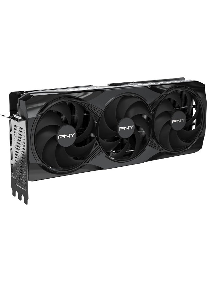PNY GeForce RTX 5070 Ti 16GB Overclocked Triple Fan Plus DLSS 4 Graphics Card black - Image 4