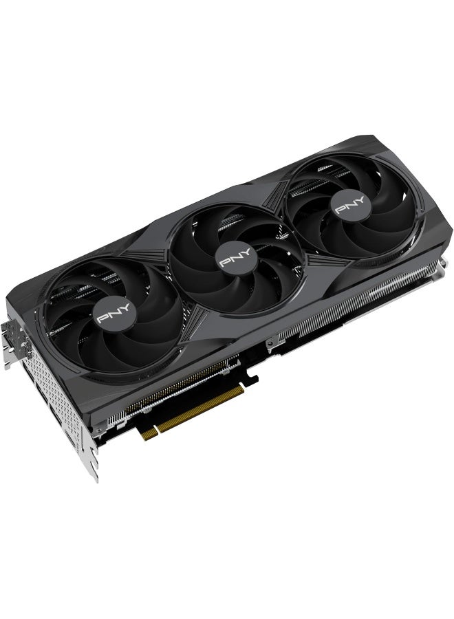 PNY GeForce RTX 5070 Ti 16GB Overclocked Triple Fan Plus DLSS 4 Graphics Card black - Image 2