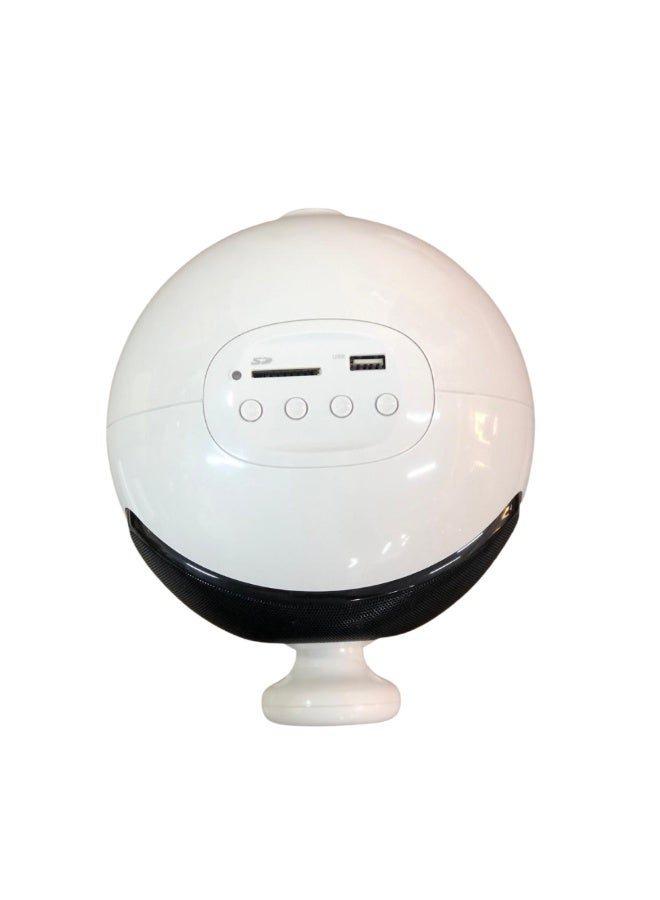 Alien Design 10W Speaker with High-Quality Audio System, Multiple Connectivity Media Player Supporting USB Disk, SD Card, iPod, MP3, Mobile, CD & PC Input, LED Power Indicator - Image 3