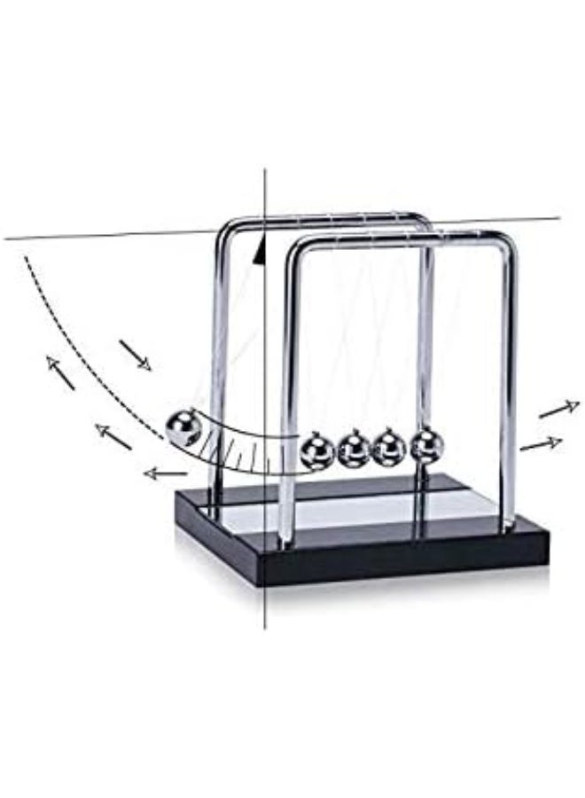 متجر ماى سوق :أداة توازن نيوتن الكلاسيكية: قطعة ديكور فاخرة تُعلمك سرّ الزخم والطاقة! - Image 4