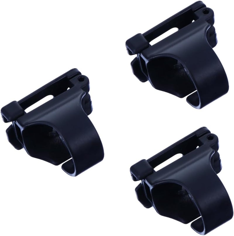 Pack Of 3 Snorkel Clip With Carabiner Bungee Lanyard For Diving Equipment - Image 1
