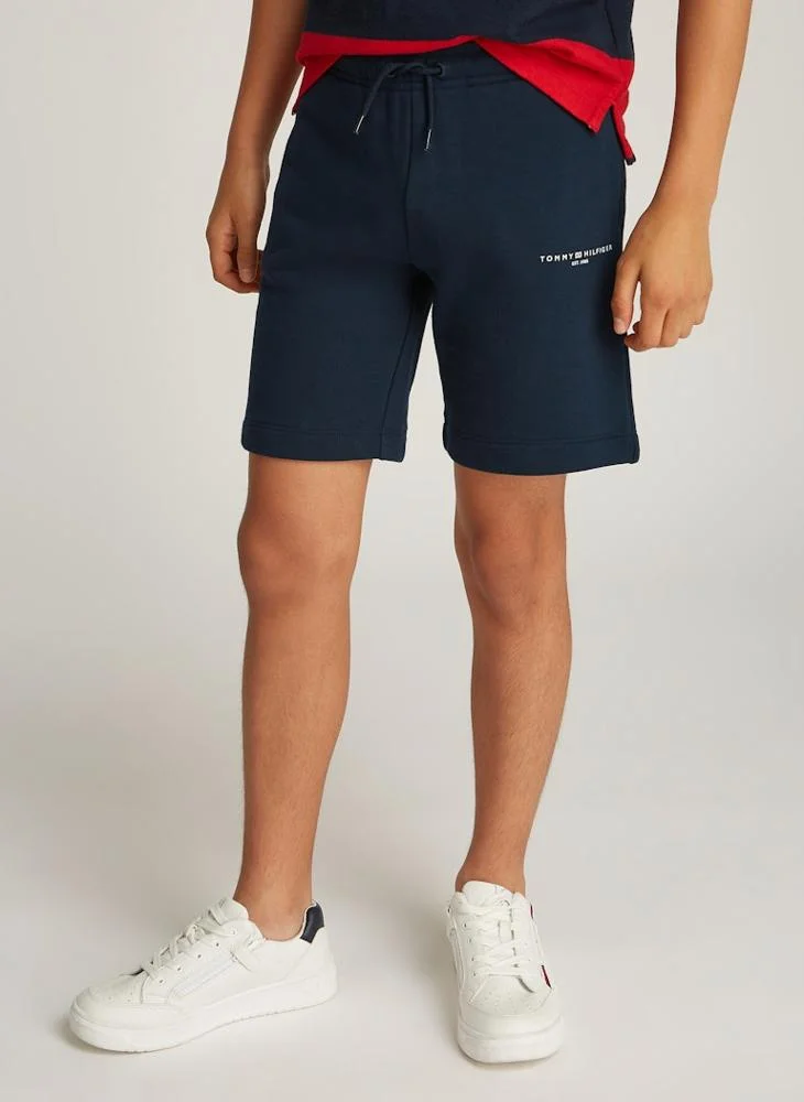 تومي هيلفيغر Kids Mini Crop Casual Shorts