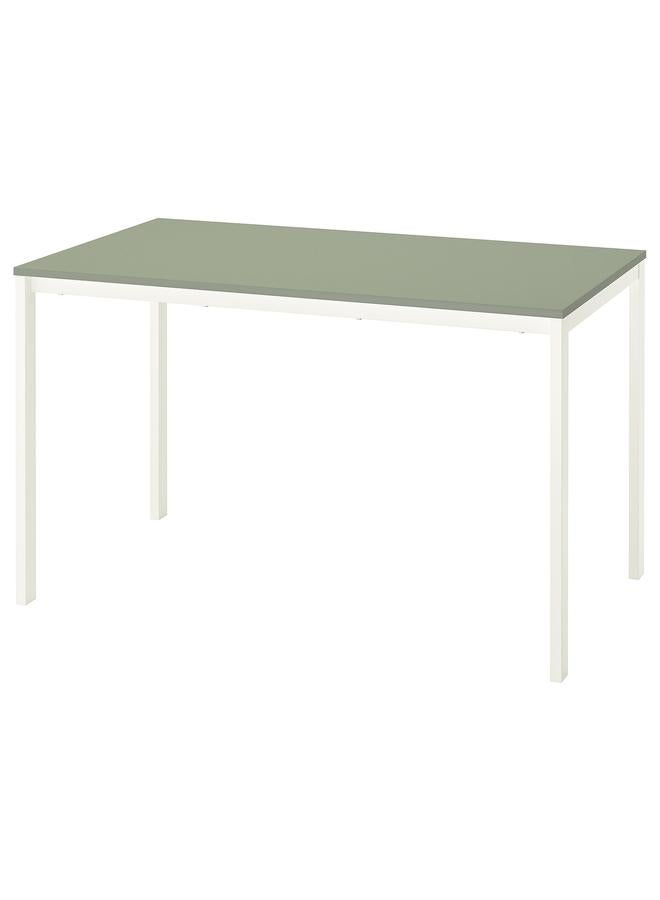 زبون طاولة، أخضر/أبيض، 125×74 سم - Image 1