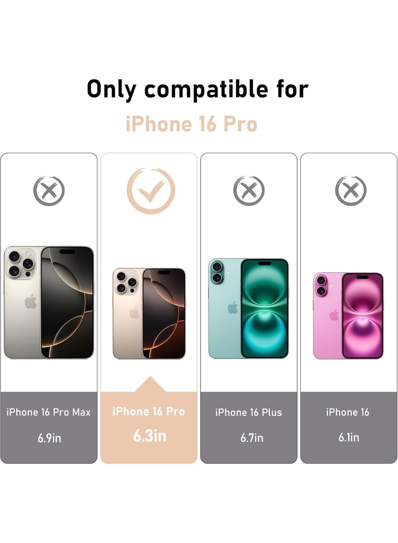 BORTONY iPhone 16 Pro Case Liquid Silicone Anti Scratch Anti Fingerprint Soft Silky Touch Shockproof Protective Cover for Apple iPhone 16 Pro - Image 2