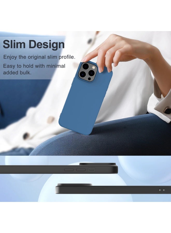 BORTONY iPhone 16 Pro Case Liquid Silicone Anti Scratch Anti Fingerprint Soft Silky Touch Shockproof Protective Cover for Apple iPhone 16 Pro - Image 5