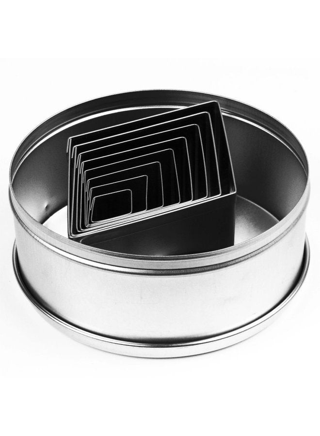 Ateco 8pc Stainless Steel Diamond Shaped Cutter Set - Image 2