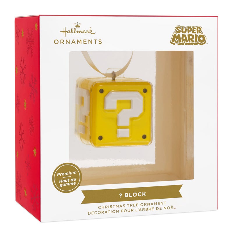 هولمارك Hallmark Nintendo Super Mario Question Block Christmas Metal Metal - Image 3