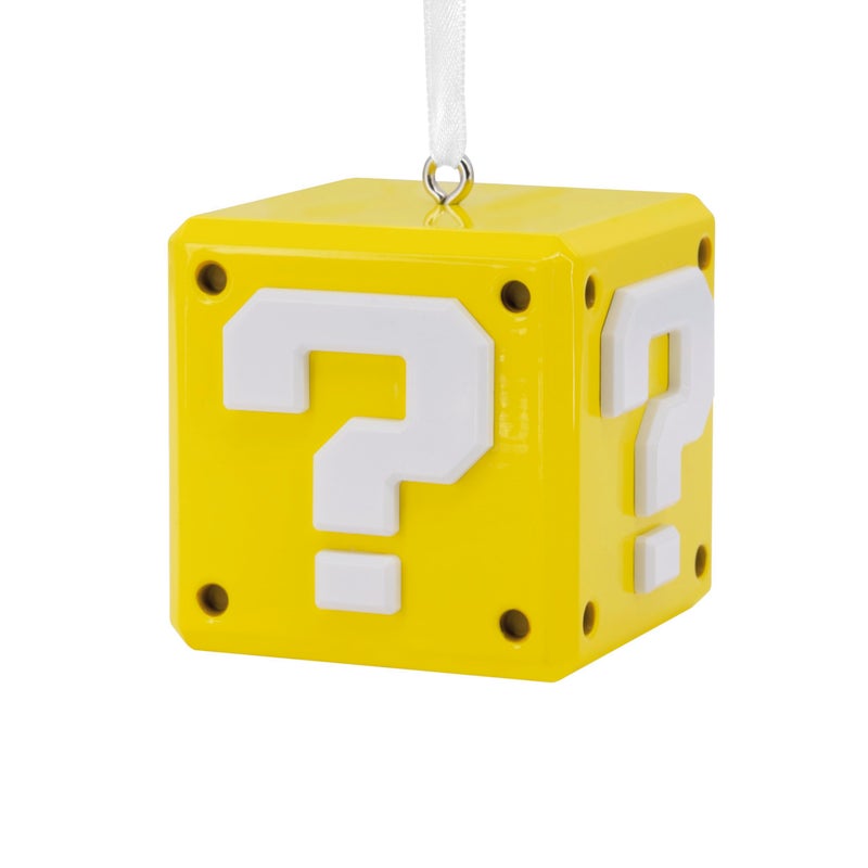 هولمارك Hallmark Nintendo Super Mario Question Block Christmas Metal Metal - Image 2