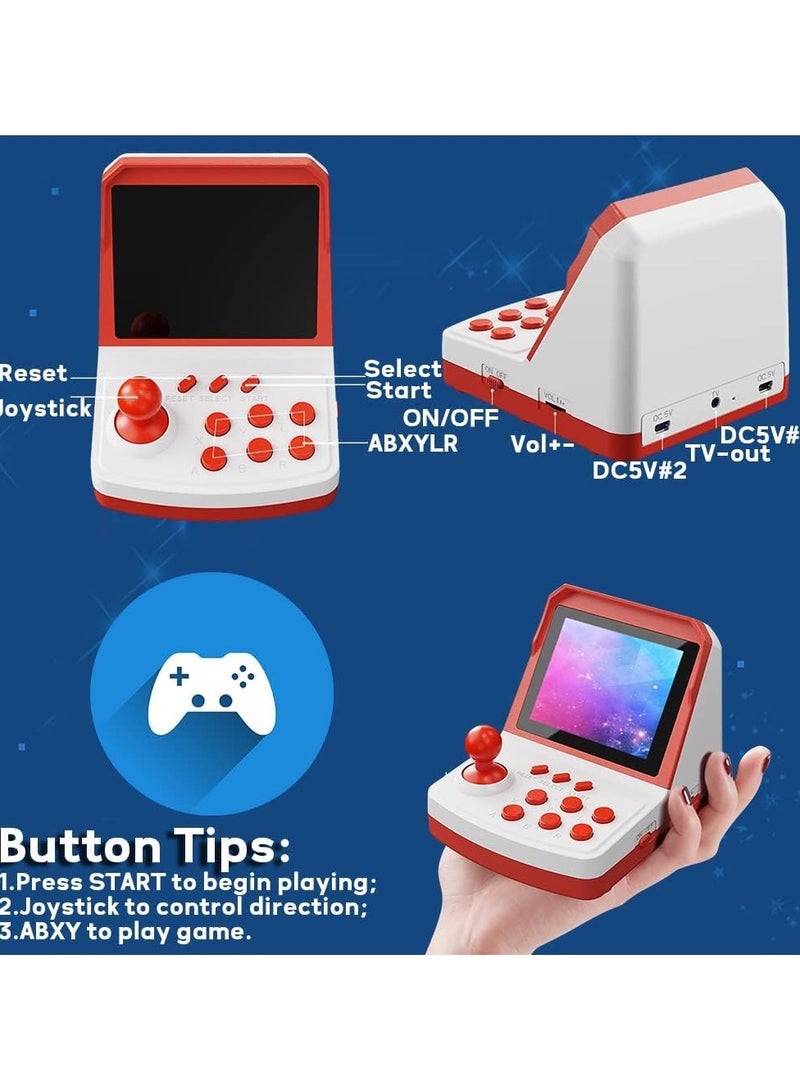 general Mini Handheld 3.5-inch Arcade Style SimulatorPortable Game ConsolePreloaded with Classic FC GamesBuilt-in Rechargeable Battery - Image 5