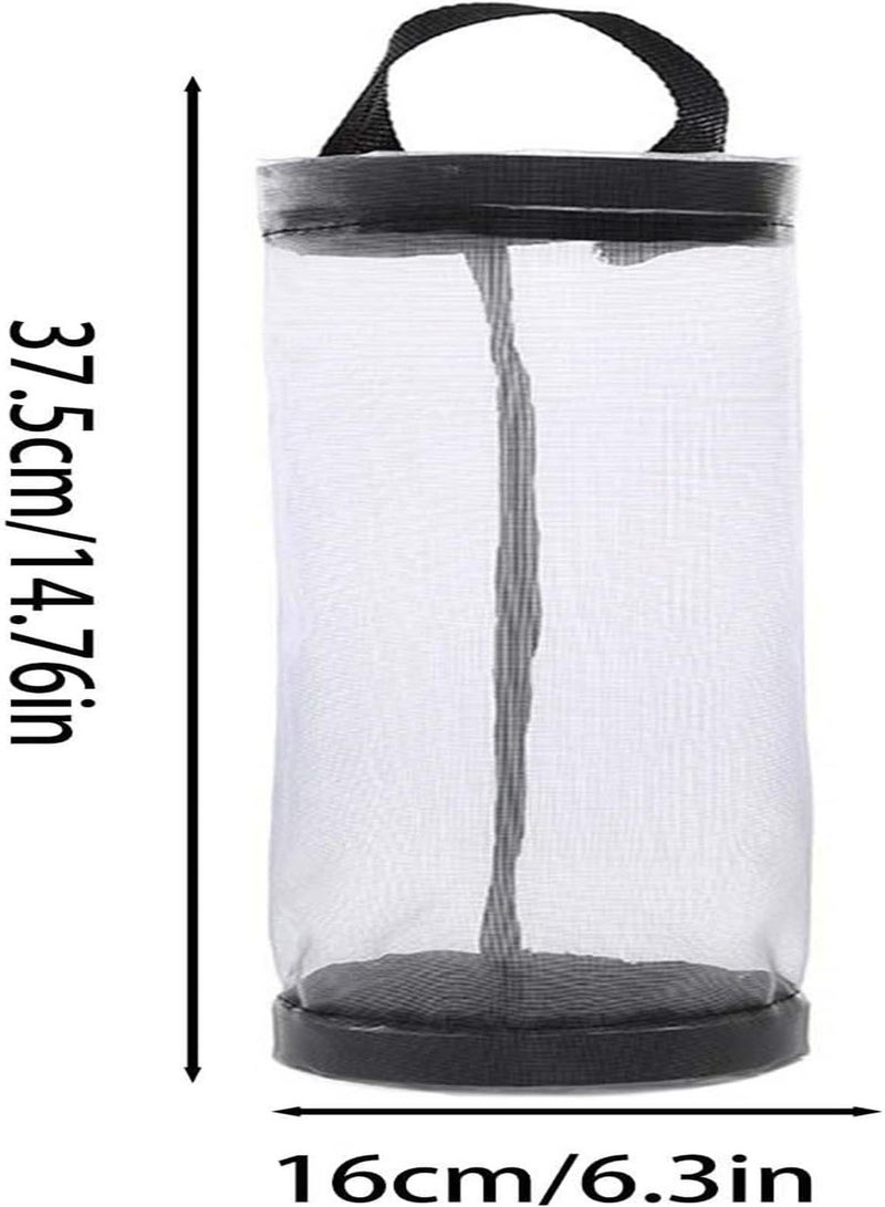 GGOOT Mesh Trash Bags, Portable s Trash Container, Grocery Bags Holder Recycling Marine Accessories Suspensible for Kayak Fishing Men Women Wall Hanging - Image 2