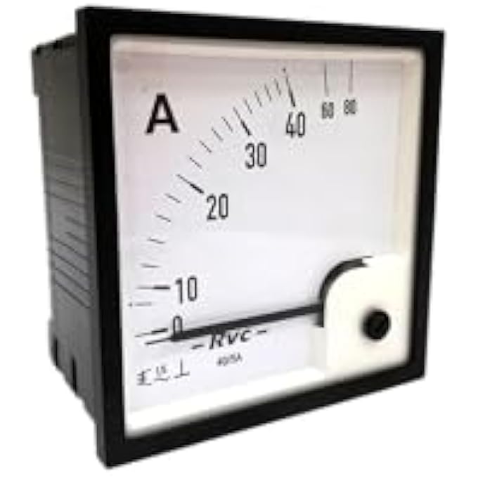 ريحني مقياس التيار الكهربائي التناظري للتيار المتردد 96 × 96 نوع Ct ثانوي 5 أمبير Eri96Esi96 Revalco Italy 86598Ut485 - Image 3