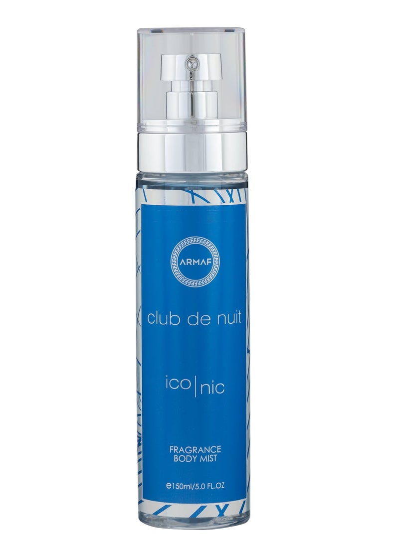 Armaf Armaf Club De Nuit Iconic Perfume Body Mist For Men 150ml Blue, Body Spray, Body Mists 